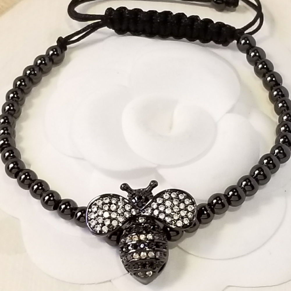 NEW Pave CZ Bumble Bee Bracelet - Picture 3 of 4